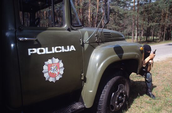 Aras rapid response unit of Lithuanian Interior Ministry