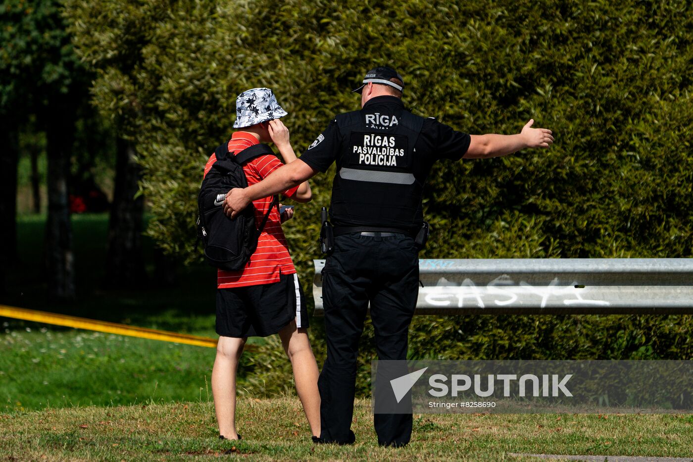 Latvia WWII Soviet Monument Demolition