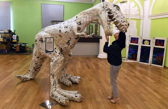 Art Cachalot Recycled Trash Exhibition