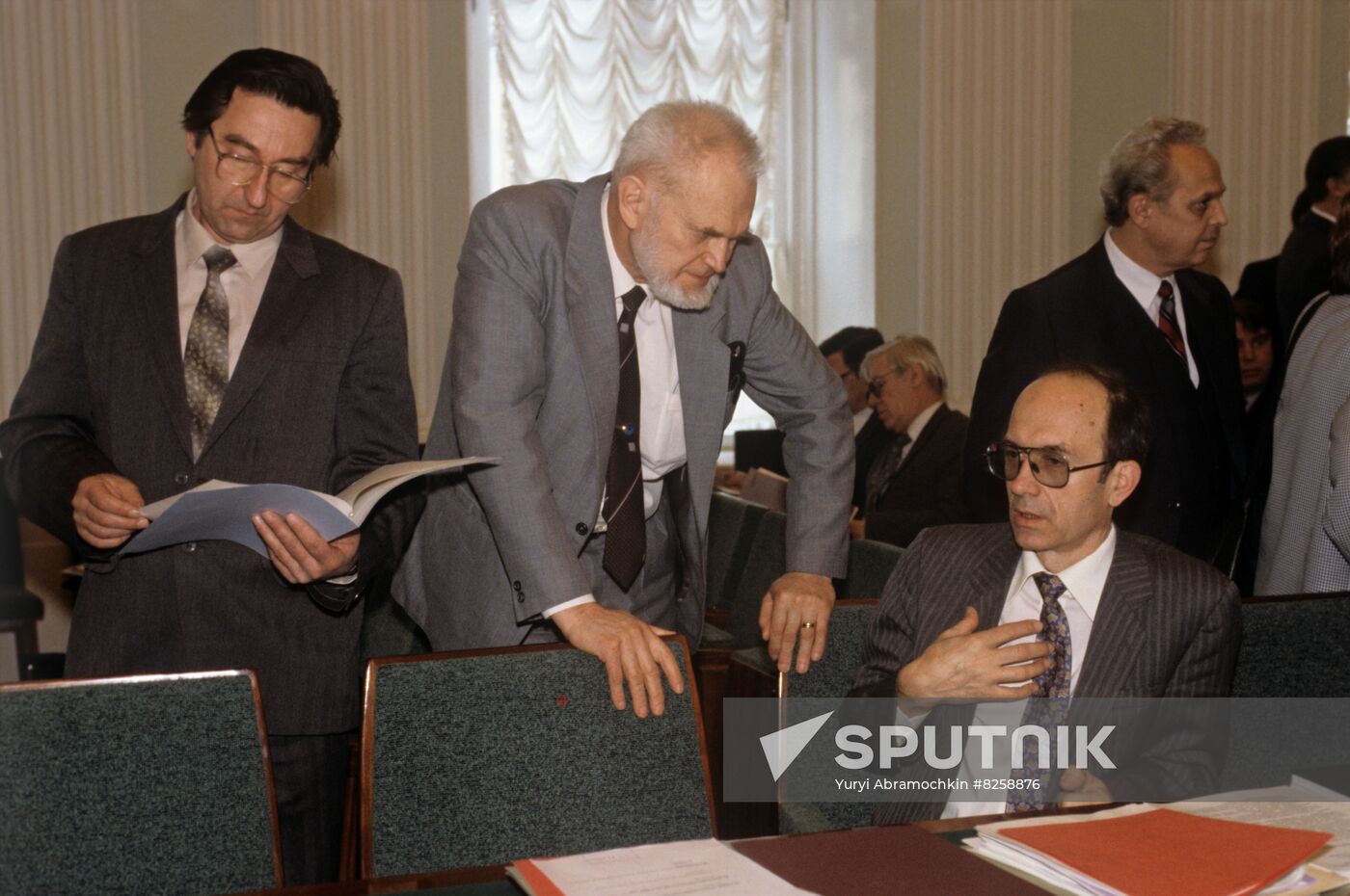 Ministerical meeting headed by Yegor Gaidar