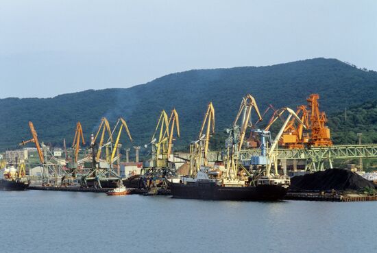 Vostochny port in Primorye Territory