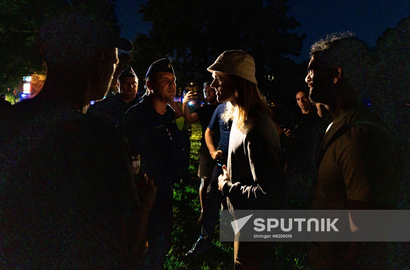 Latvia WWII Soviet Monument Demolition
