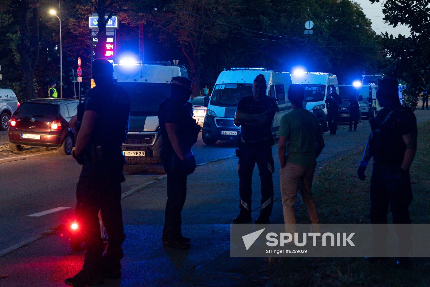 Latvia WWII Soviet Monument Demolition