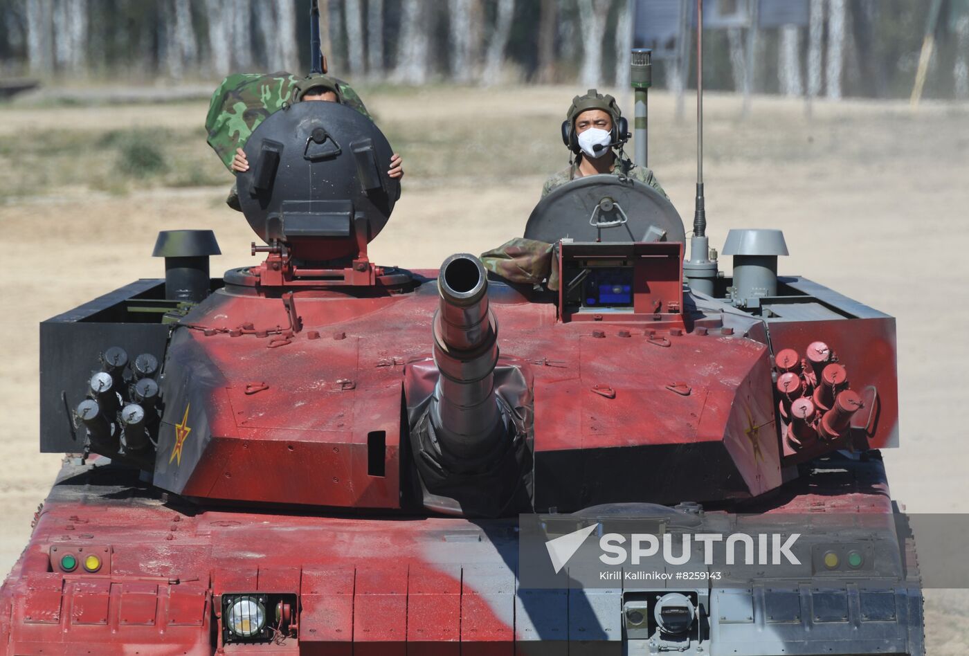Russia Army Games Tank Biathlon