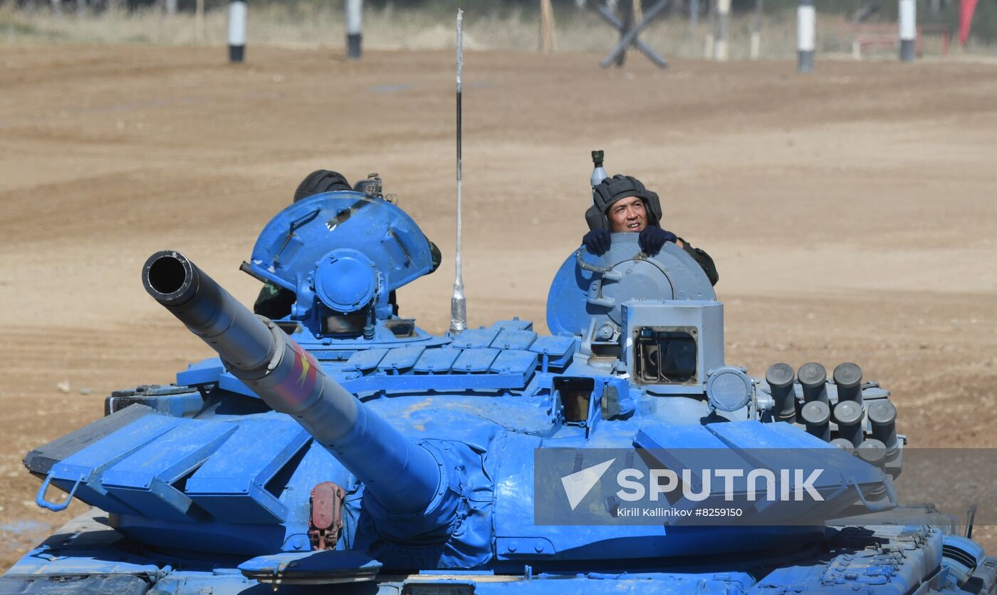 Russia Army Games Tank Biathlon