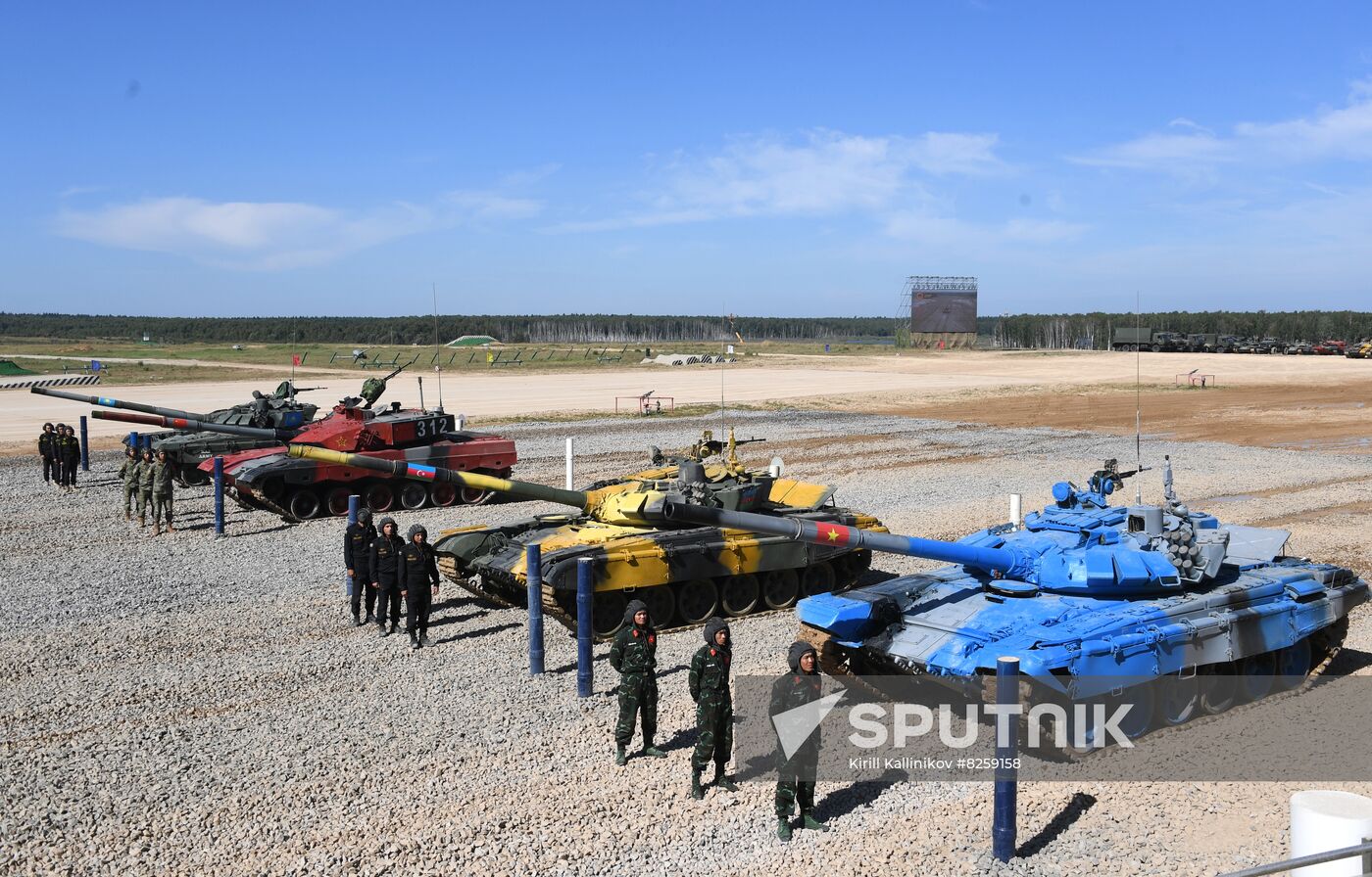 Russia Army Games Tank Biathlon
