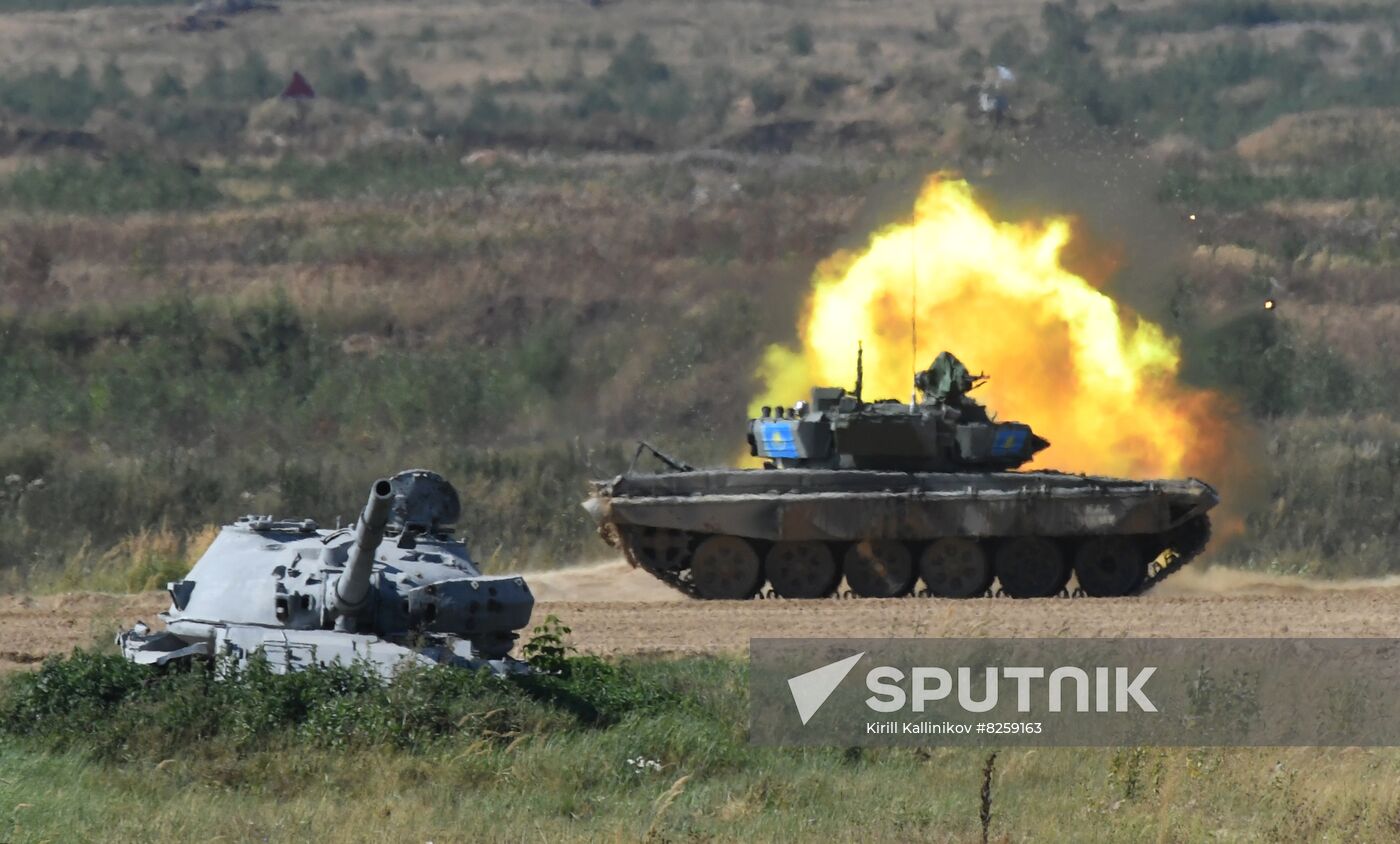 Russia Army Games Tank Biathlon