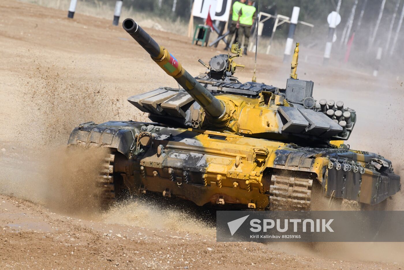 Russia Army Games Tank Biathlon