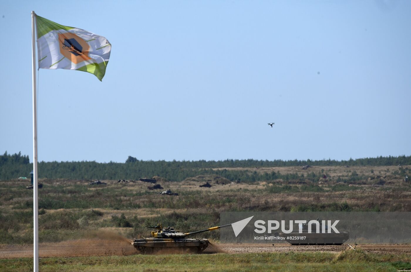 Russia Army Games Tank Biathlon