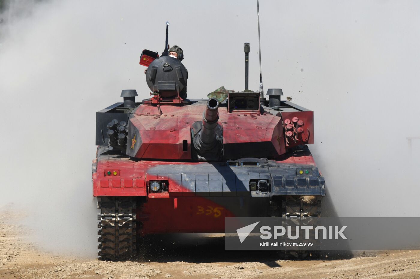 Russia Army Games Tank Biathlon