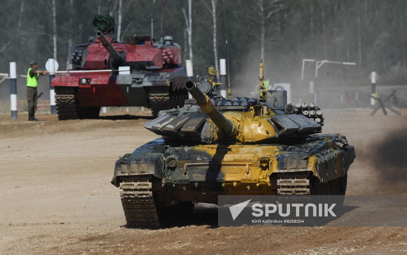 Russia Army Games Tank Biathlon