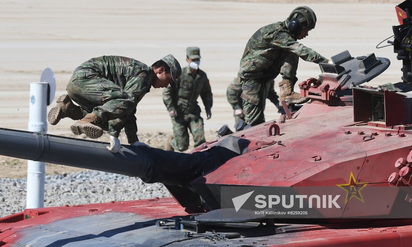 Russia Army Games Tank Biathlon