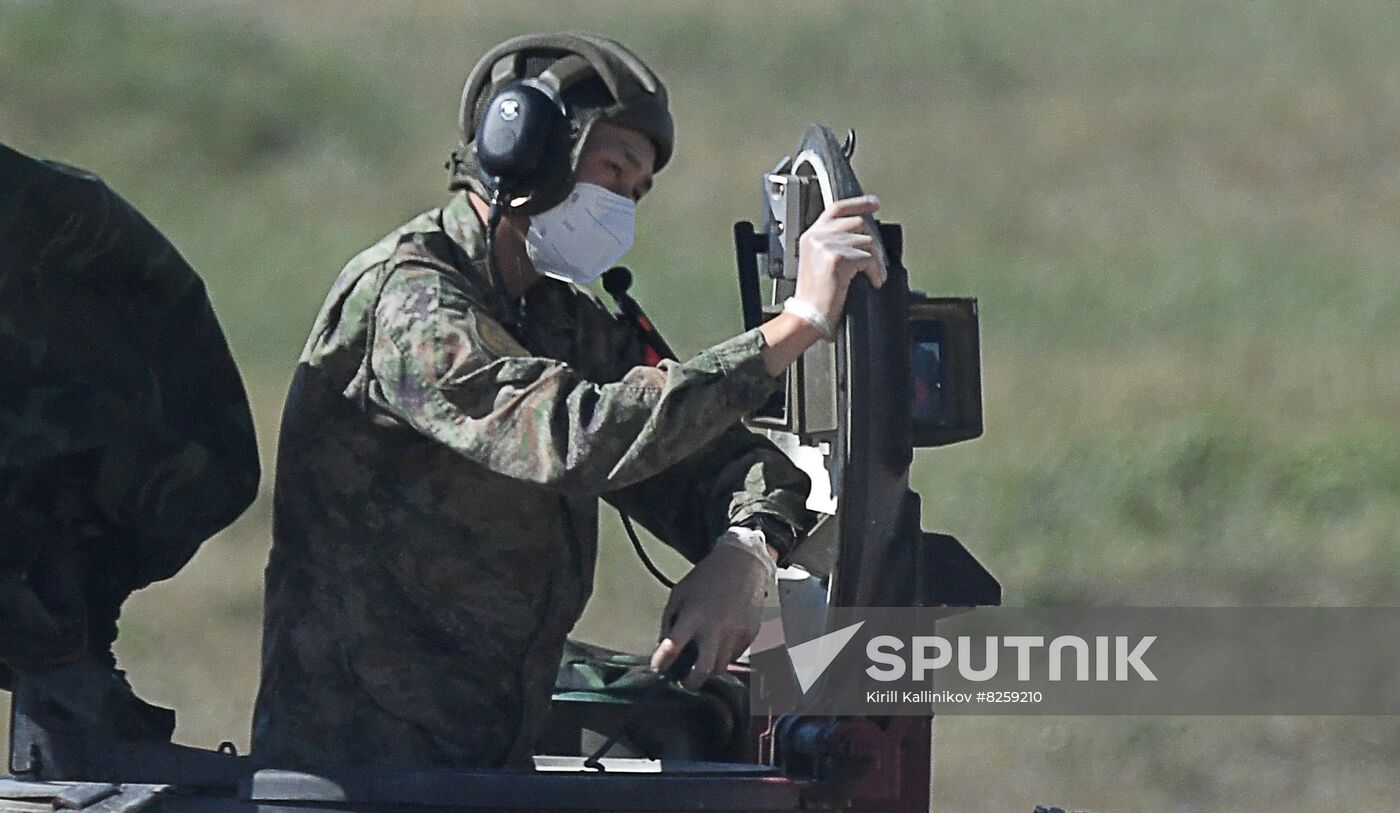 Russia Army Games Tank Biathlon