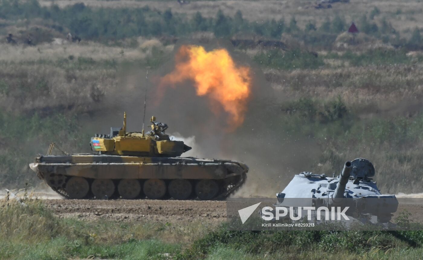 Russia Army Games Tank Biathlon