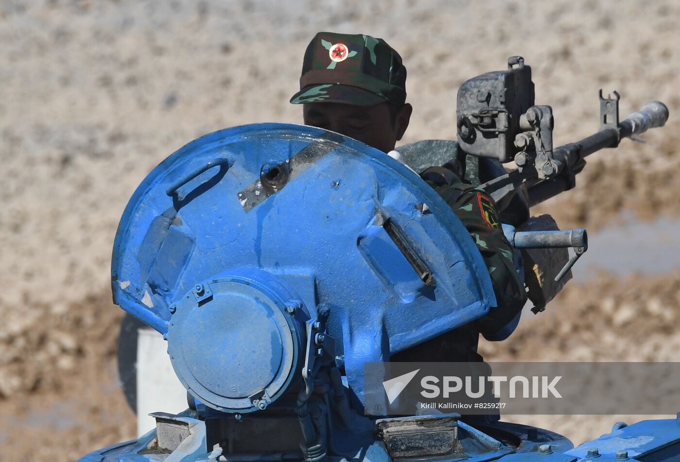 Russia Army Games Tank Biathlon