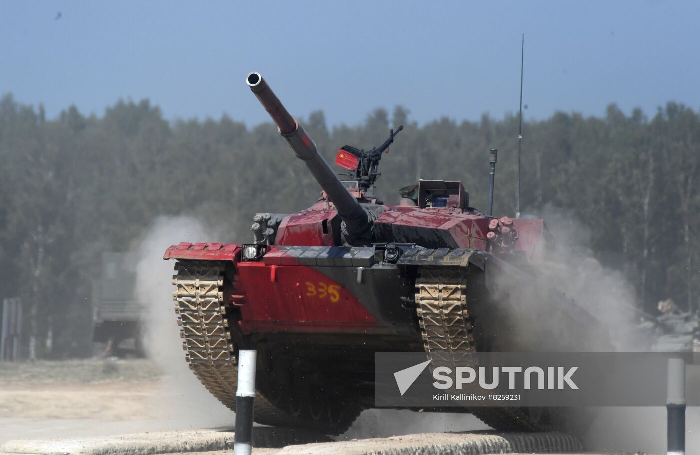 Russia Army Games Tank Biathlon