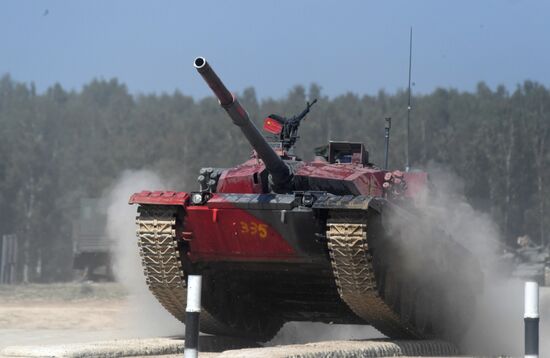Russia Army Games Tank Biathlon