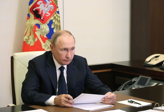Russia Putin Wildfires Response