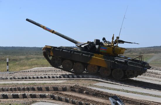 Russia Army Games Tank Biathlon
