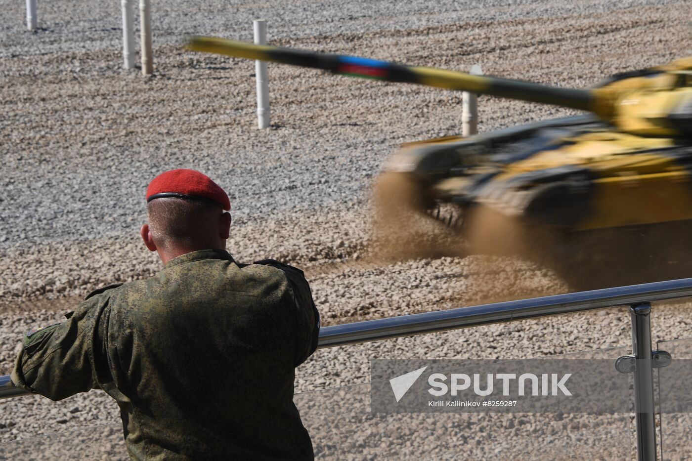 Russia Army Games Tank Biathlon