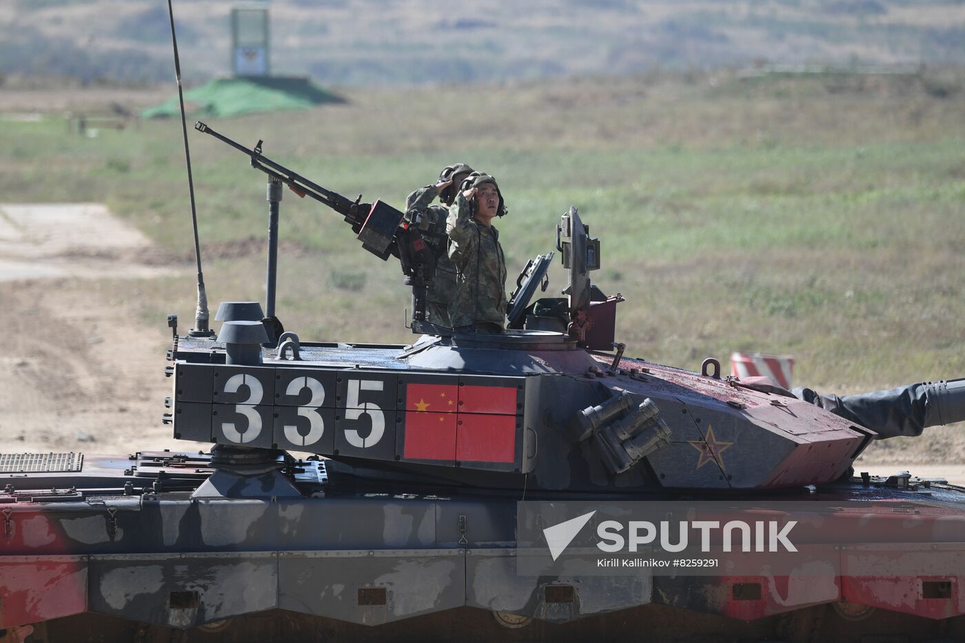 Russia Army Games Tank Biathlon