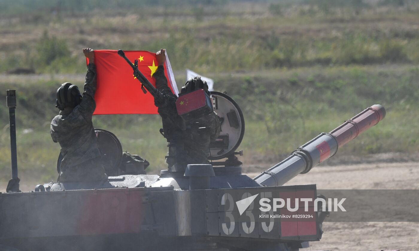Russia Army Games Tank Biathlon
