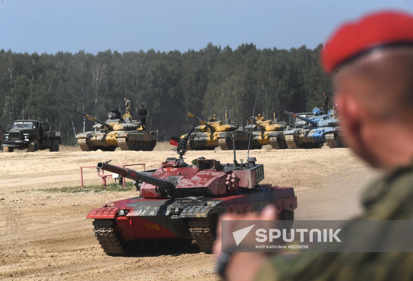 Russia Army Games Tank Biathlon