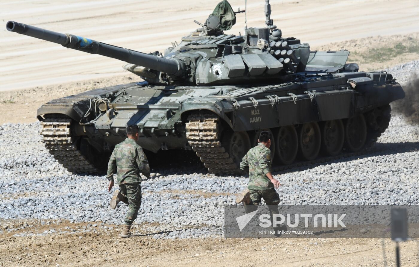 Russia Army Games Tank Biathlon