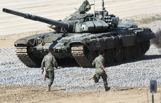 Russia Army Games Tank Biathlon