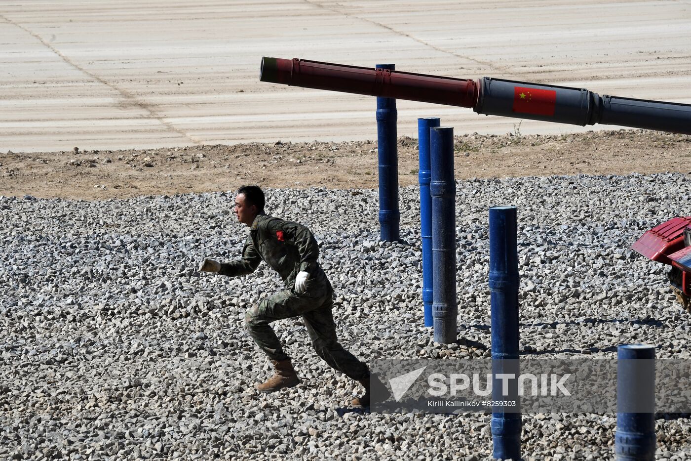Russia Army Games Tank Biathlon