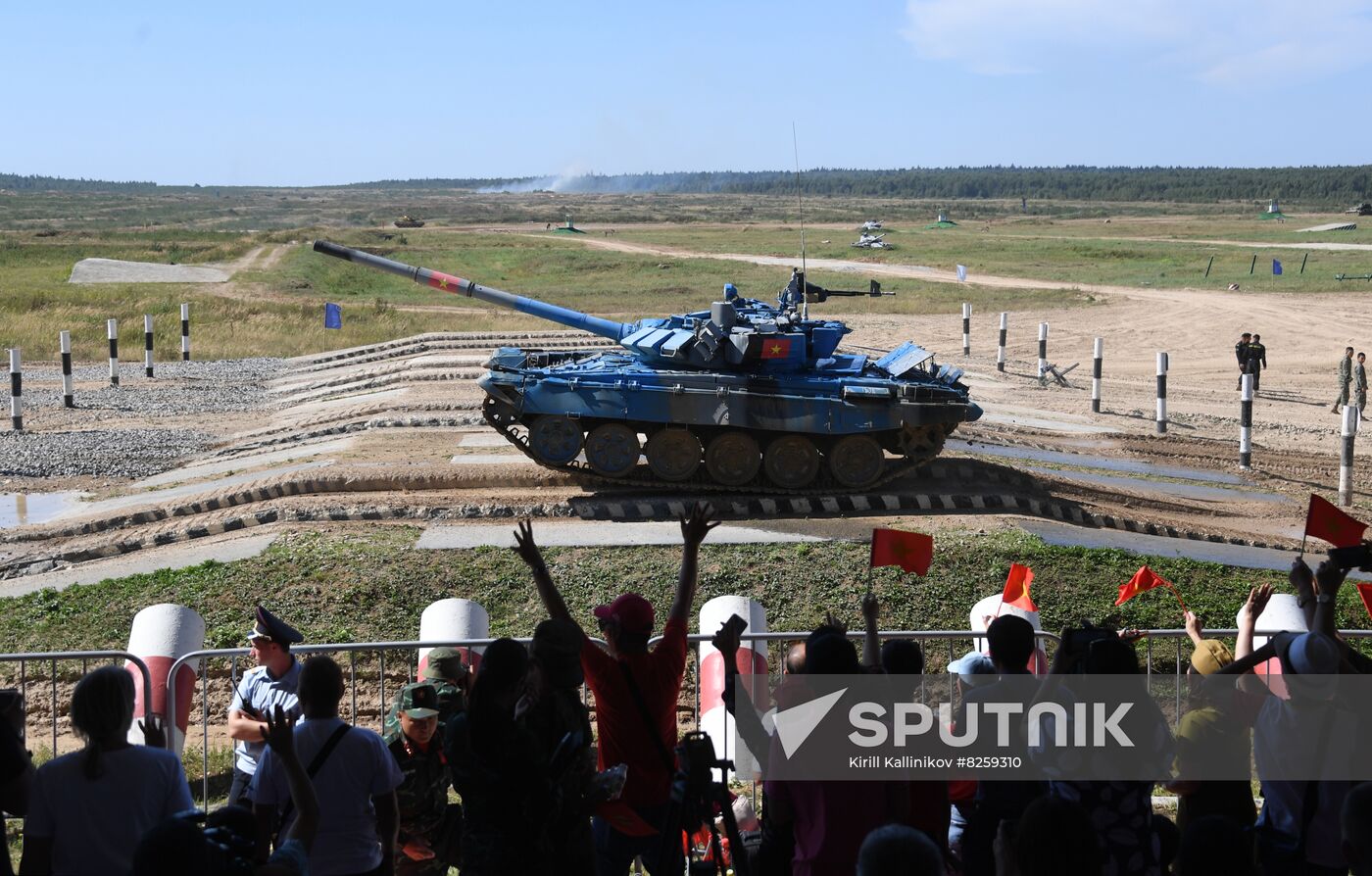 Russia Army Games Tank Biathlon