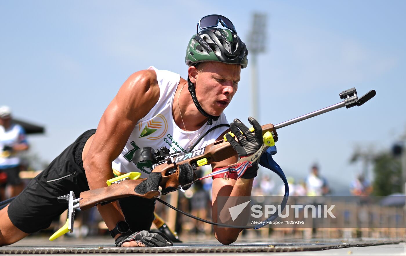 Russia Biathlon Commonwealth Cup Training