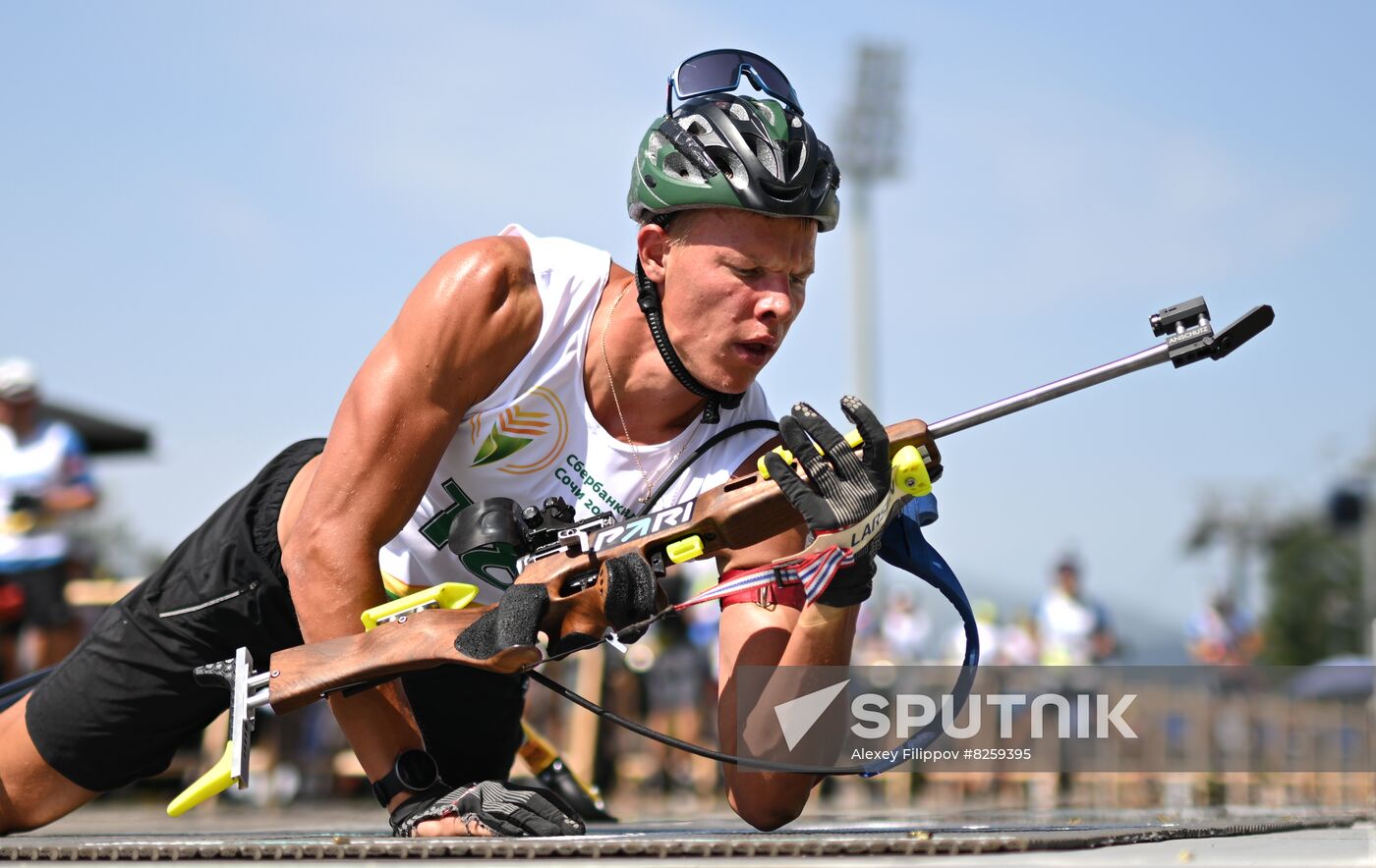 Russia Biathlon Commonwealth Cup Training