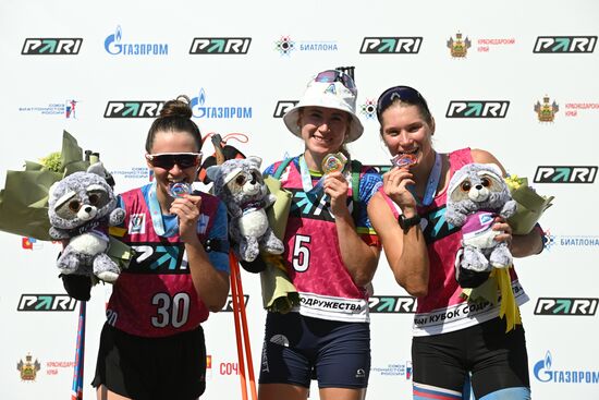 Russia Biathlon Commonwealth Cup Women Sprint