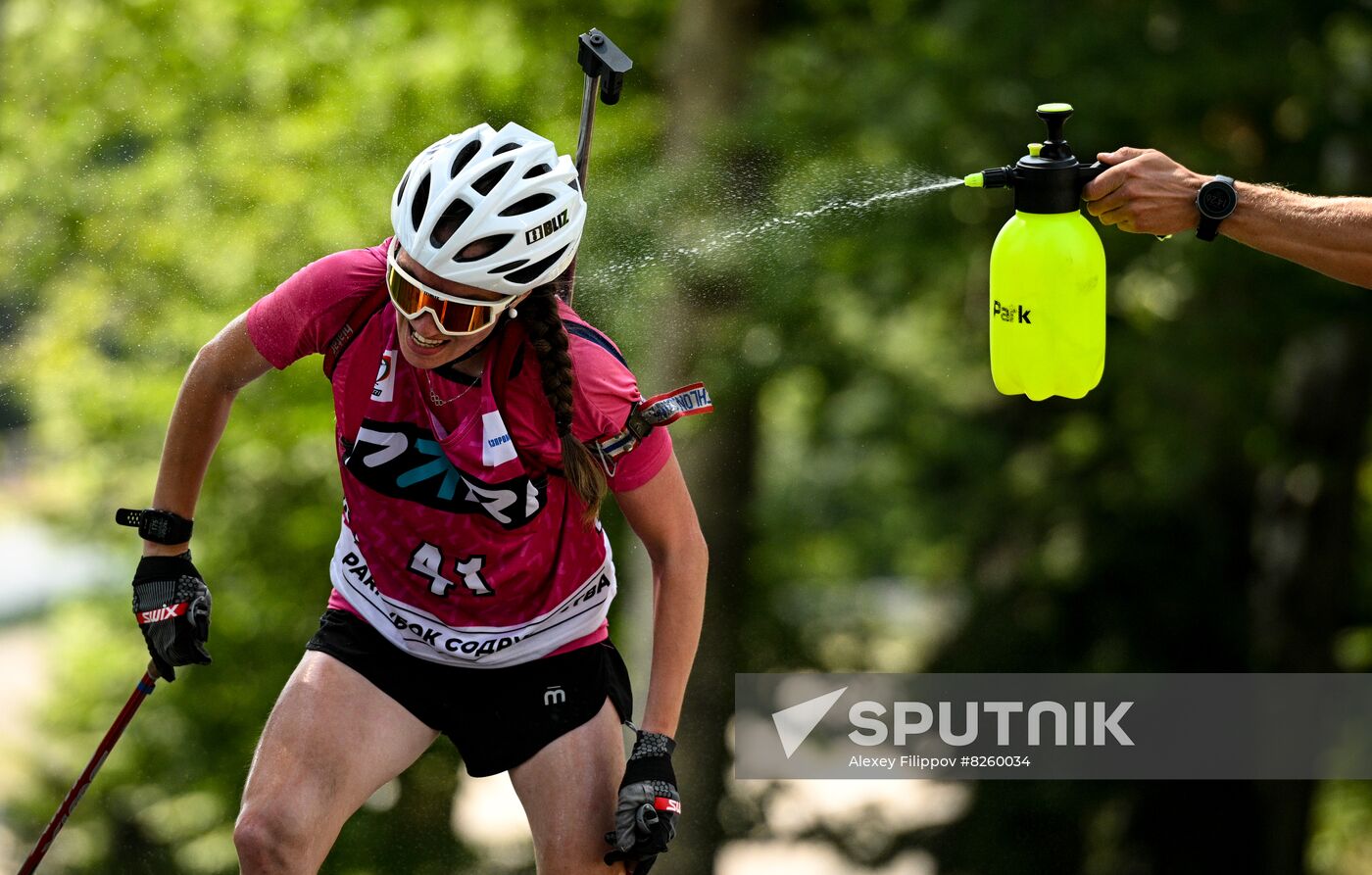 Russia Biathlon Commonwealth Cup Women Sprint