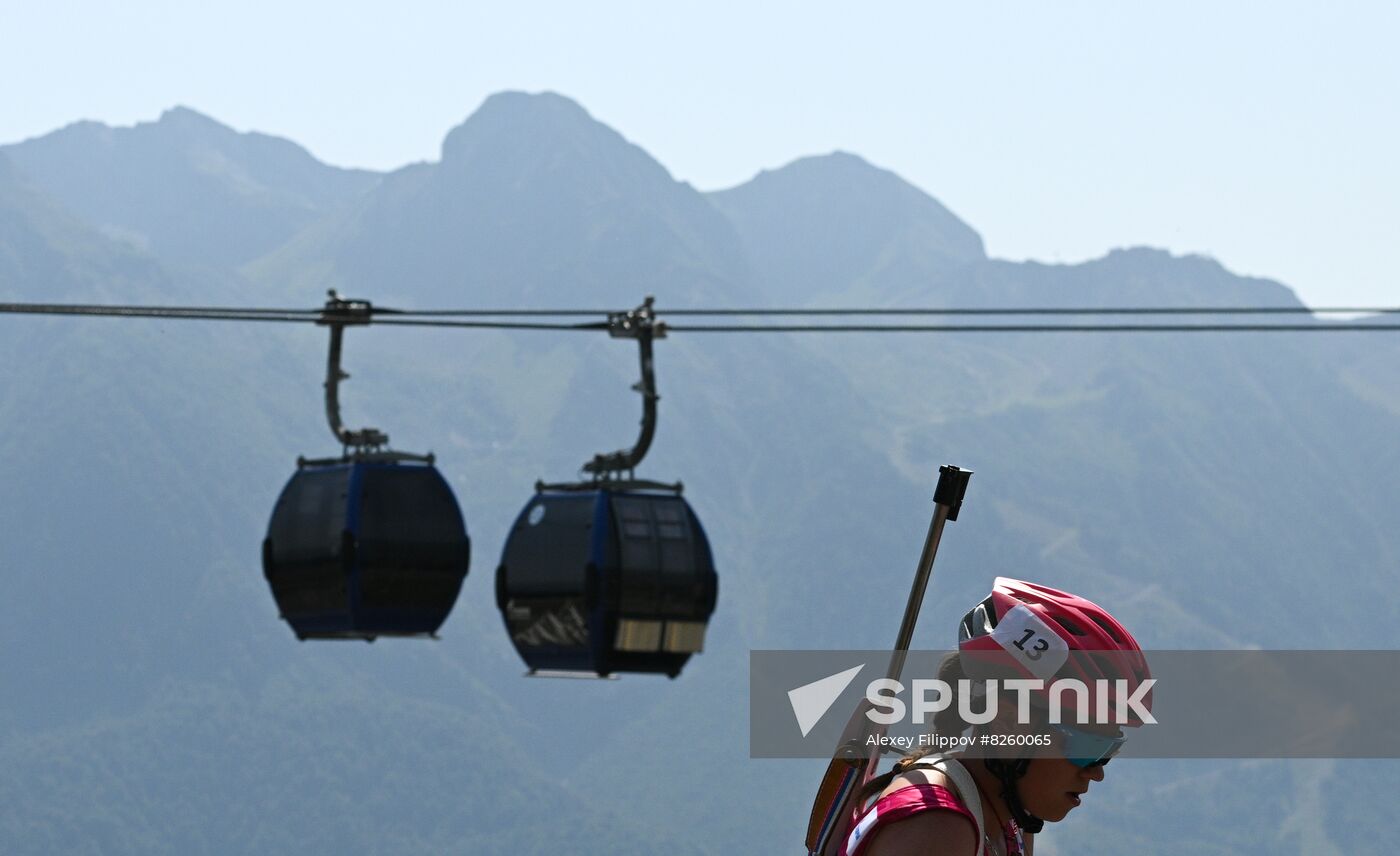 Russia Biathlon Commonwealth Cup Women Sprint