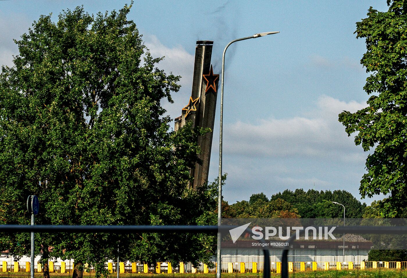 Latvia WWII Soviet Monument Demolition