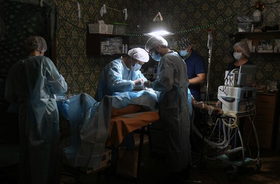 Ukraine Russia Military Operation Medical Unit