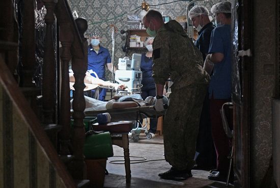 Ukraine Russia Military Operation Medical Unit