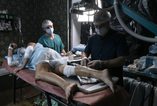 Ukraine Russia Military Operation Medical Unit