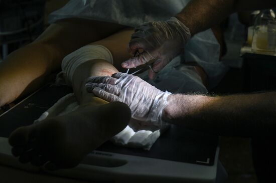 Ukraine Russia Military Operation Medical Unit