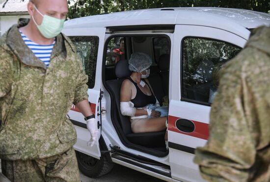 Ukraine Russia Military Operation Medical Unit