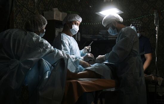 Ukraine Russia Military Operation Medical Unit