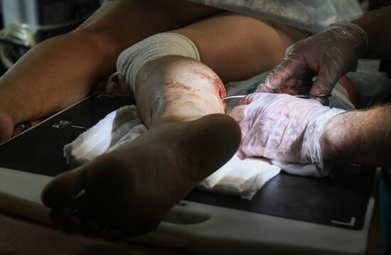 Ukraine Russia Military Operation Medical Unit
