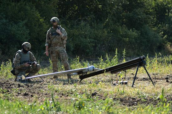 Ukraine Russia Military Operation UAV