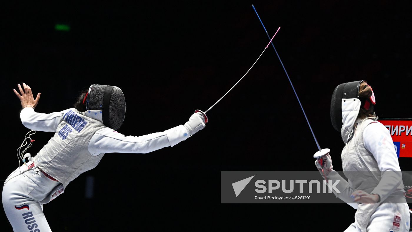 Russia Spartakiad Fencing Epee