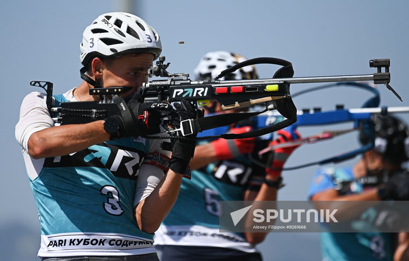 Russia Biathlon Commonwealth Cup Men Pursuit