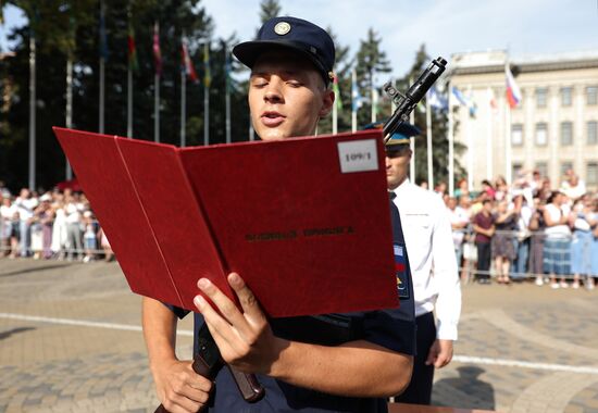 Russia Air Force Cadets Oath Taking