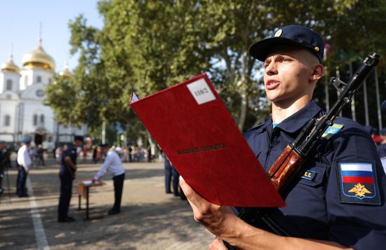 Russia Air Force Cadets Oath Taking