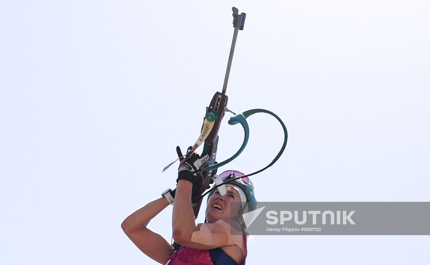 Russia Biathlon Commonwealth Cup Women Pursuit